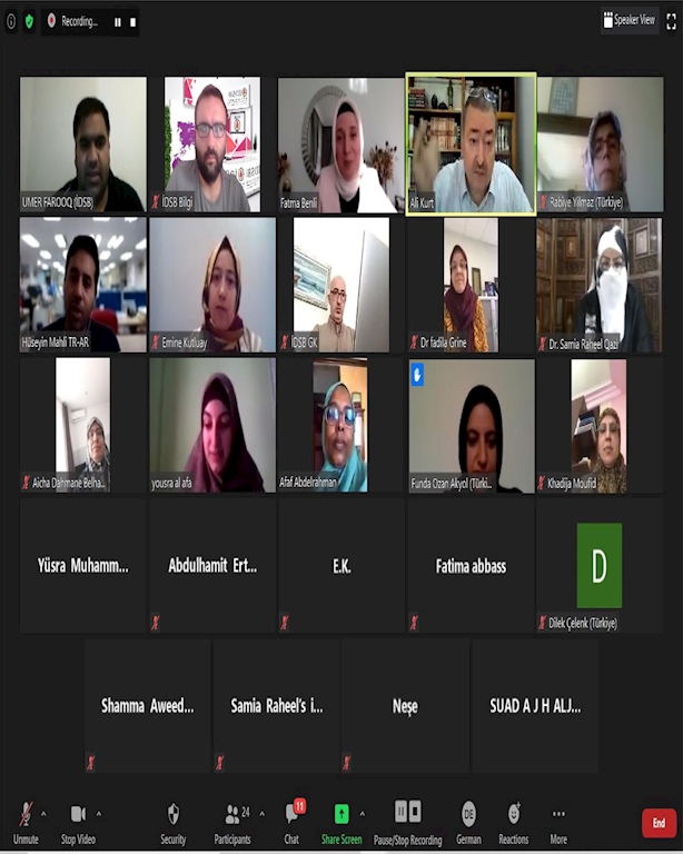 International Relations Desk Meeting was held online within the scope of UNIW International Family Institute (IFI) Studies